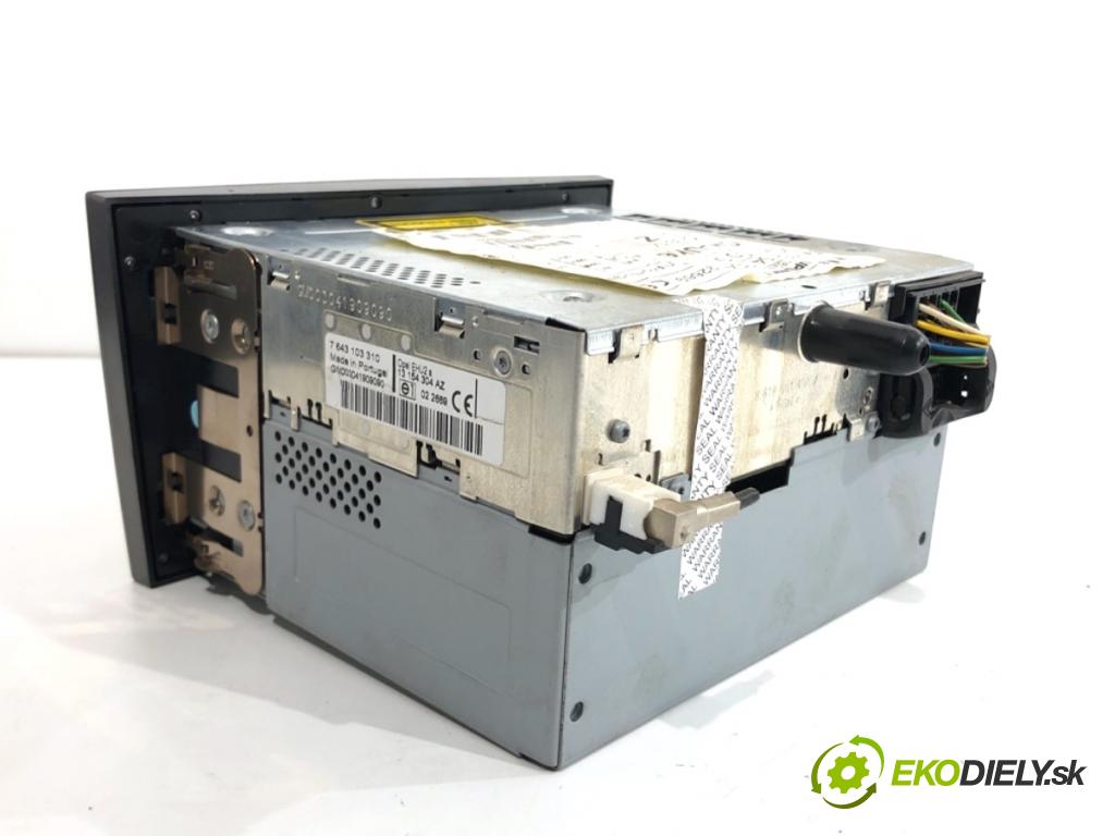 OPEL ASTRA H liftback 2004 66 kW 1.4 (L48) 1364 RADIO 13154304 (Audio zariadenie)