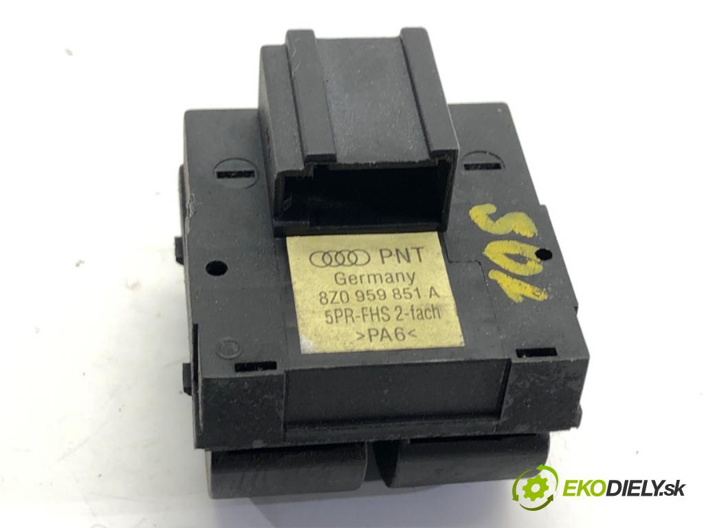 AUDI A4 B6 sedan 2001 132 kW 2.5 TDI quattro 2496 Prepínač okien 8Z0959851A (Prepínacie páčky pod volantom)