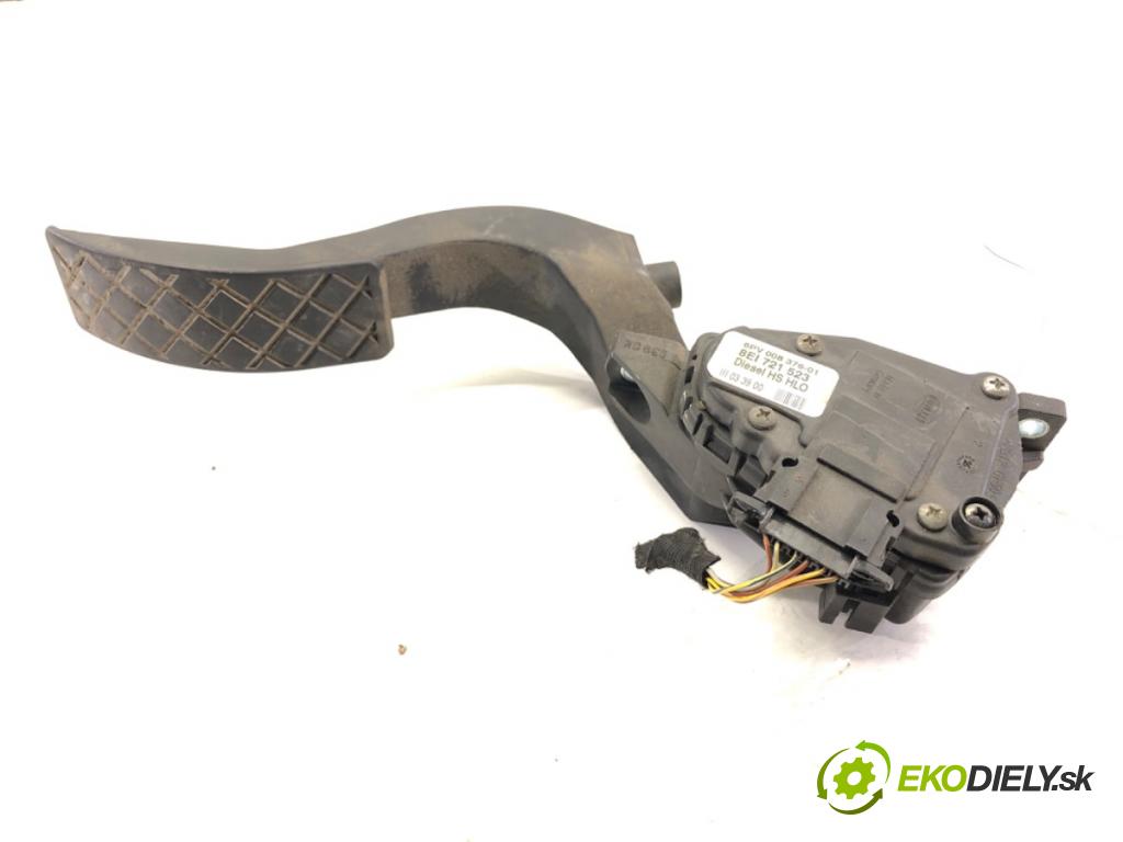 AUDI A4 B6 sedan 2001 132 kW 2.5 TDI quattro 2496 Potenciometer plynu 8E1721523 (Potenciometer plynového pedálu)