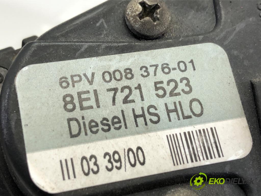 AUDI A4 B6 sedan 2001 132 kW 2.5 TDI quattro 2496 Potenciometer plynu 8E1721523 (Potenciometer plynového pedálu)