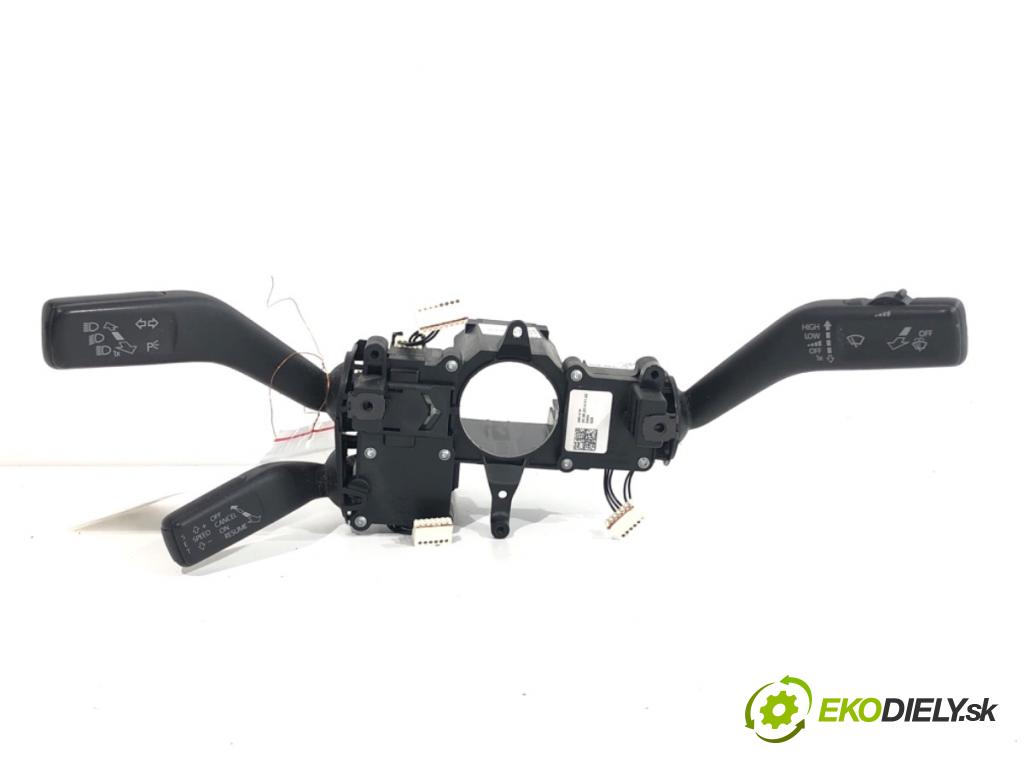 VW PASSAT B7 sedan 2014 103 kW 2.0 TDI 1968 Prepínač kombinovaný 3C5953501DA (Prepínacie páčky pod volantom)