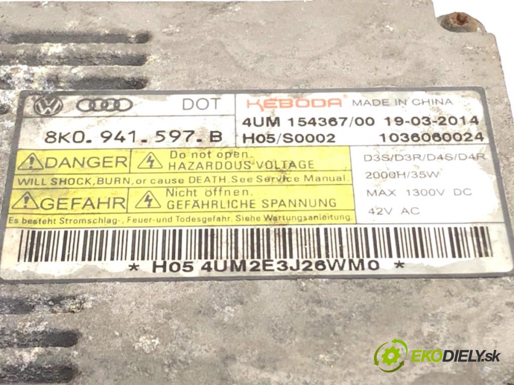 VW PASSAT B7 sedan 2014 103 kW 2.0 TDI 1968 Menič XENON 8K0941597B (Riadiaca jednotka xenónu)