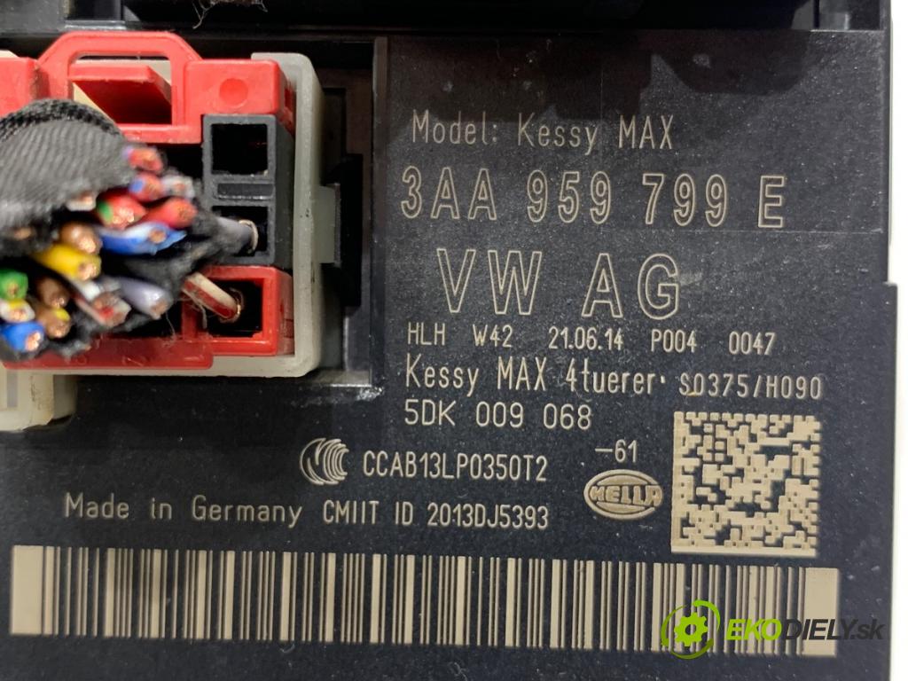 VW PASSAT B7 sedan 2014 103 kW 2.0 TDI 1968 Modul komfortu 3AA959799E (Modul komfortu)