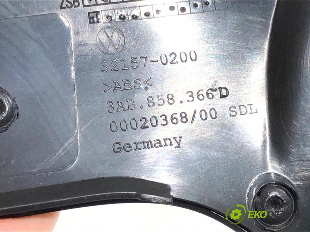 VW PASSAT B7 sedan 2014 103 kW 2.0 TDI 1968 lišty kryt 3AB858366D (Lišta)