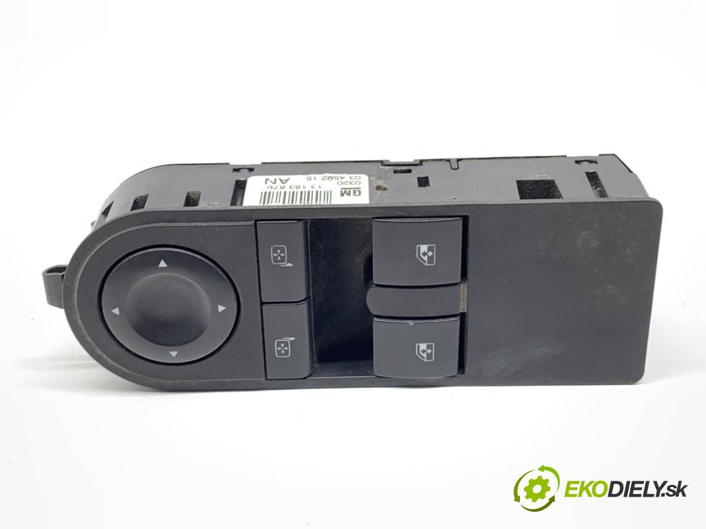 OPEL ASTRA H liftback 2005 77 kW 1.6 (L48) 1598 Prepínač okien 13183679 (Prepínacie páčky pod volantom)