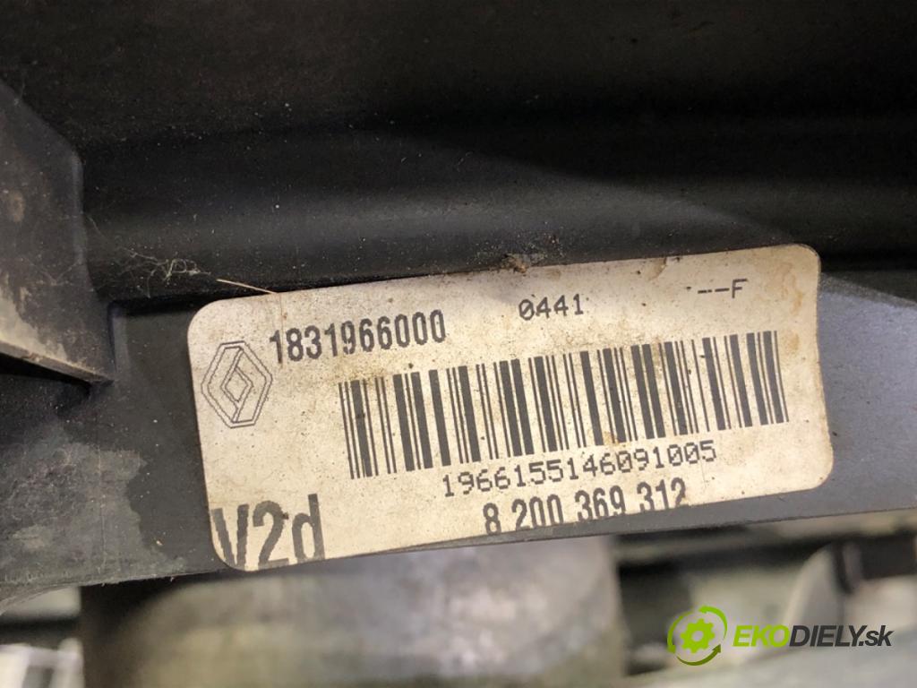 RENAULT TWINGO II liftback 2009 56 kW 1.2 16V (CN0K, CN0V) 1149 ventilátor chladiče 8200369312 (Ventilátor)