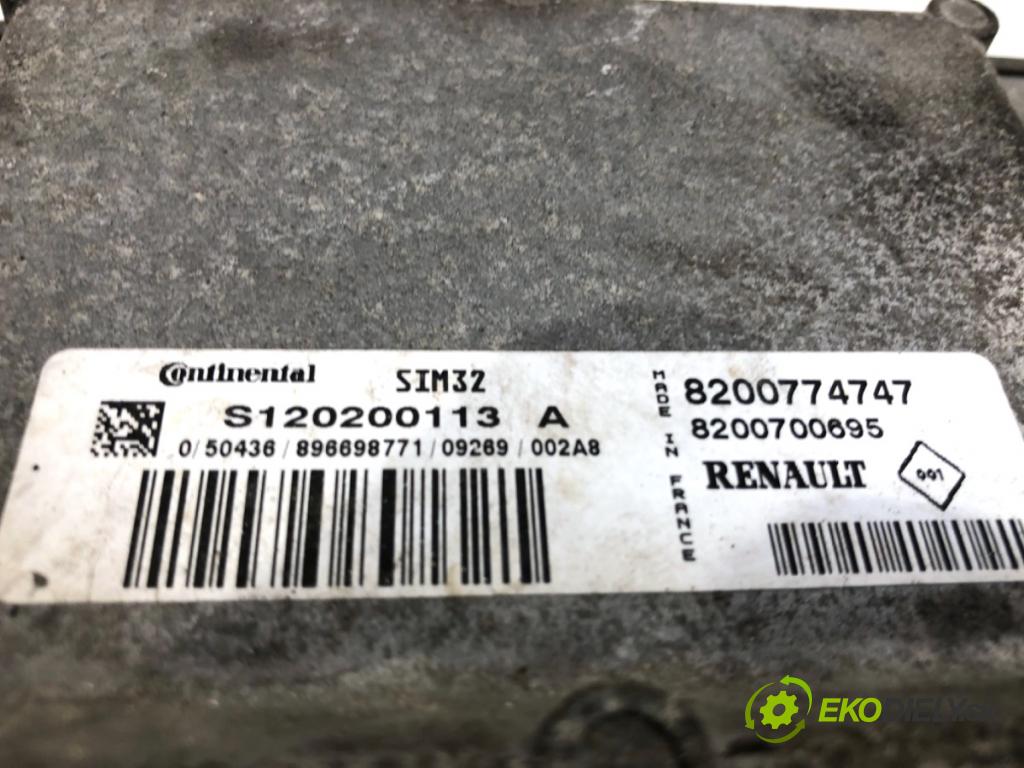 RENAULT TWINGO II liftback 2009 56 kW 1.2 16V (CN0K, CN0V) 1149 riadiaca jednotka Motor 8200774747 (Riadiaca jednotka)