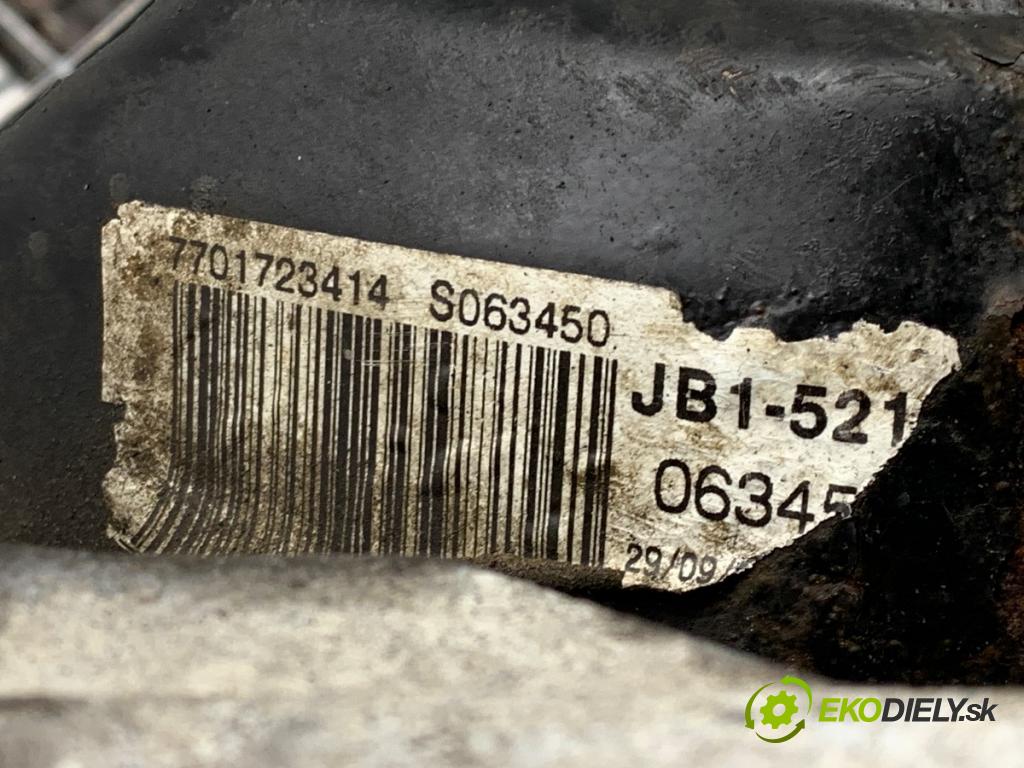 RENAULT TWINGO II liftback 2009 56 kW 1.2 16V (CN0K, CN0V) 1149 převodovka JB1521 (Převodovka)