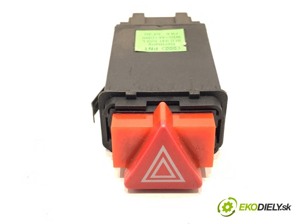 AUDI A3 8L liftback 2000 110 kW 1.8 T 1781 Spínač svetiel výstražných (núdzových) 8L0941509L (Prepínacie páčky pod volantom)