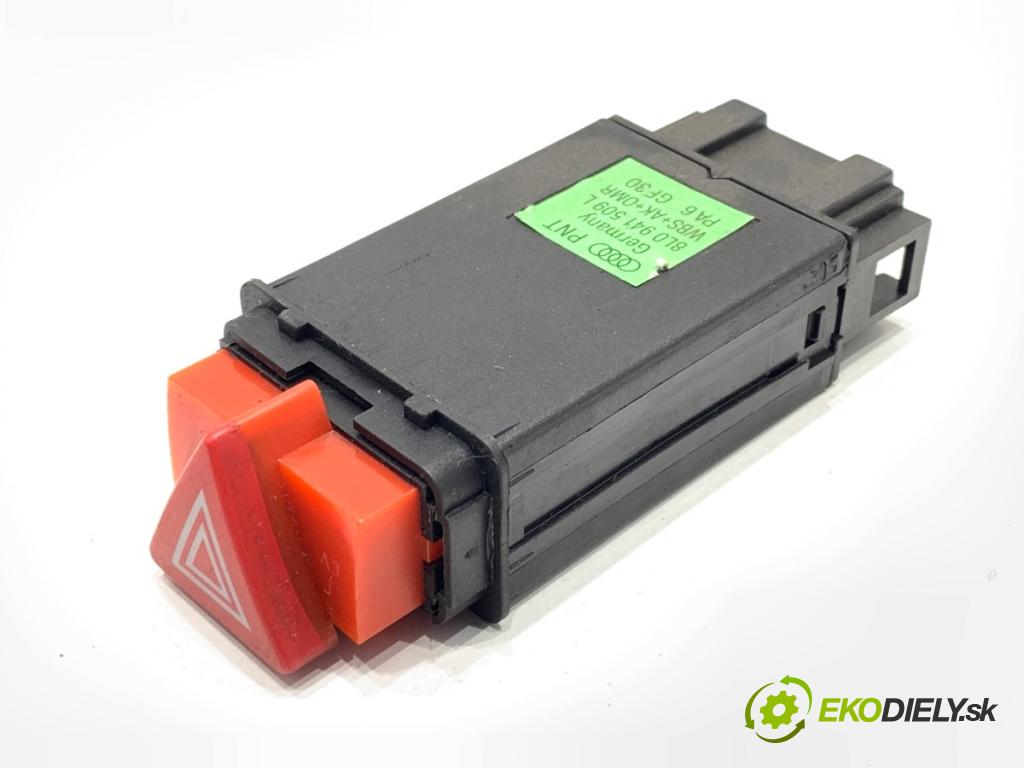 AUDI A3 8L liftback 2000 110 kW 1.8 T 1781 Spínač svetiel výstražných (núdzových) 8L0941509L (Prepínacie páčky pod volantom)