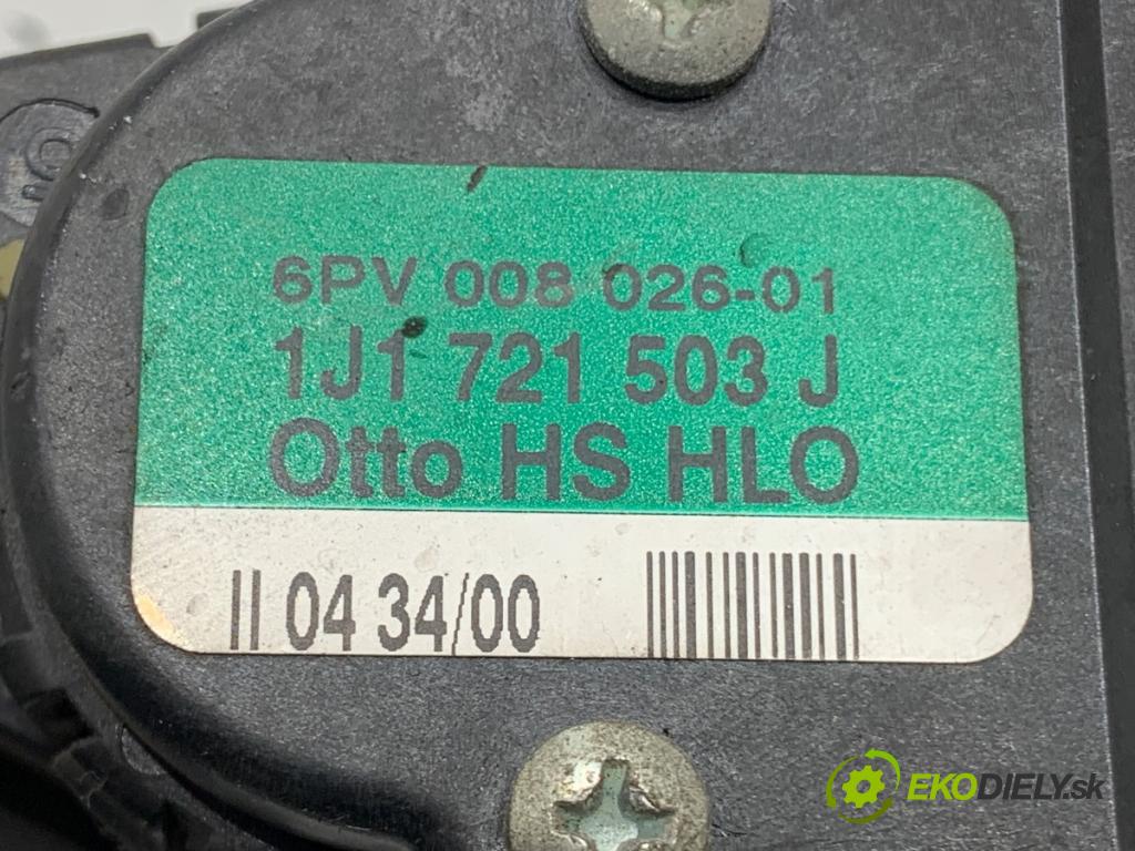 AUDI A3 8L liftback 2000 110 kW 1.8 T 1781 Potenciometer plynu 1J1721503J (Potenciometer plynového pedálu)