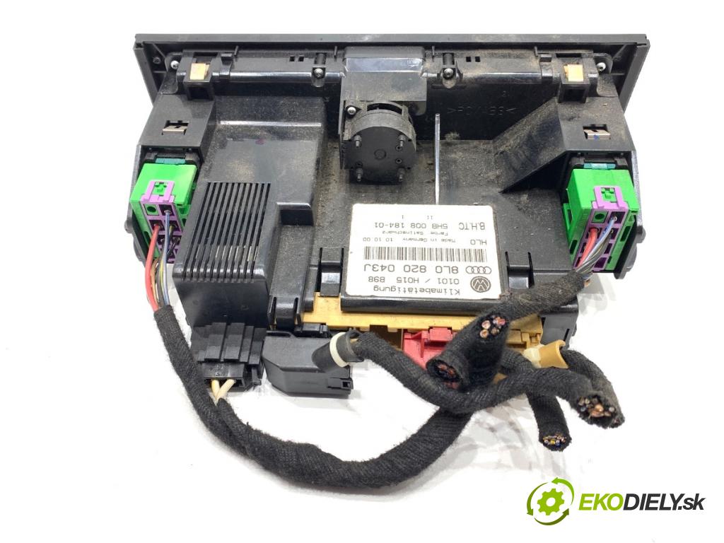 AUDI A3 8L liftback 2000 110 kW 1.8 T 1781 Panel ovládania kúrenia 8L0820043J (Prepínacie páčky pod volantom)