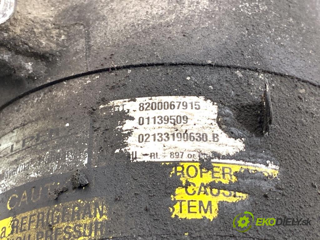 RENAULT ESPACE IV nadwozie wielkoprzestrzenne (MPV) 2003 85 kW 1.9 dCi (JK0U) 1870 Kompresor klimatizácie 8200067915 (Kompresor klimatizácie)