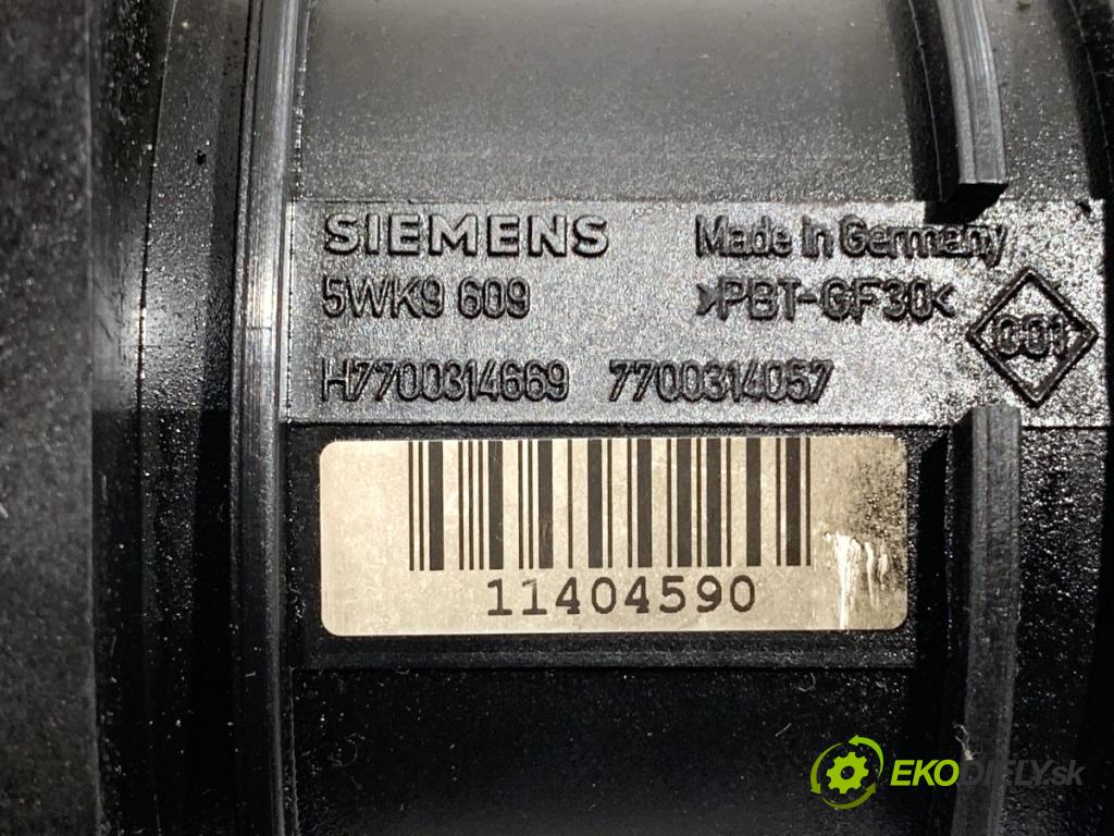 RENAULT ESPACE IV nadwozie wielkoprzestrzenne (MPV) 2003 85 kW 1.9 dCi (JK0U) 1870 Váha vzduchu 5WK9609 7700314057 (Váha vzduchu)