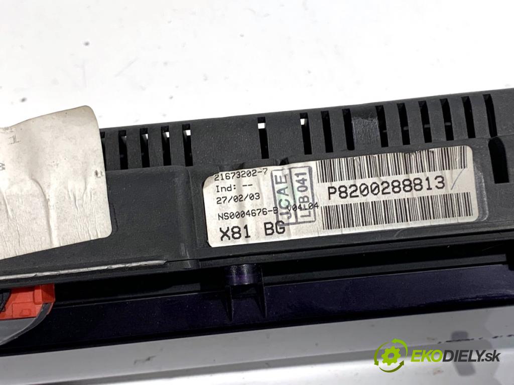 RENAULT ESPACE IV nadwozie wielkoprzestrzenne (MPV) 2003 85 kW 1.9 dCi (JK0U) 1870 Prístrojovka P8200288813 (Prístrojová doska)