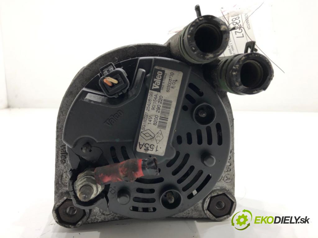 RENAULT ESPACE IV nadwozie wielkoprzestrzenne (MPV) 2003 85 kW 1.9 dCi (JK0U) 1870 Alternátor 8200290220 (Alternátor)