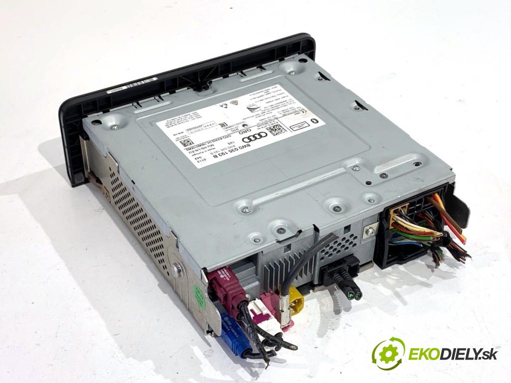 AUDI A4 B9 Kombi 2016 110 kW 2.0 TDI 1968 měnič CD 8W0035193B (CD měnič)