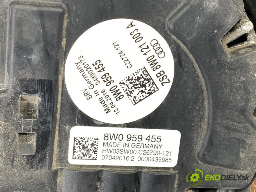 AUDI A4 B9 Kombi 2016 110 kW 2.0 TDI 1968 Ventilátor chladiča 8W0959455 (Ventilátor)