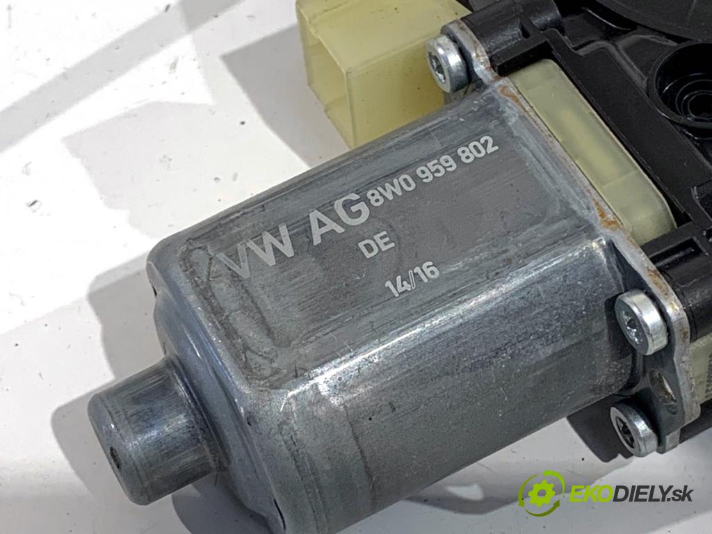 AUDI A4 B9 Kombi 2016 110 kW 2.0 TDI 1968 Mechanizmus okna pravy predný 8W0959802