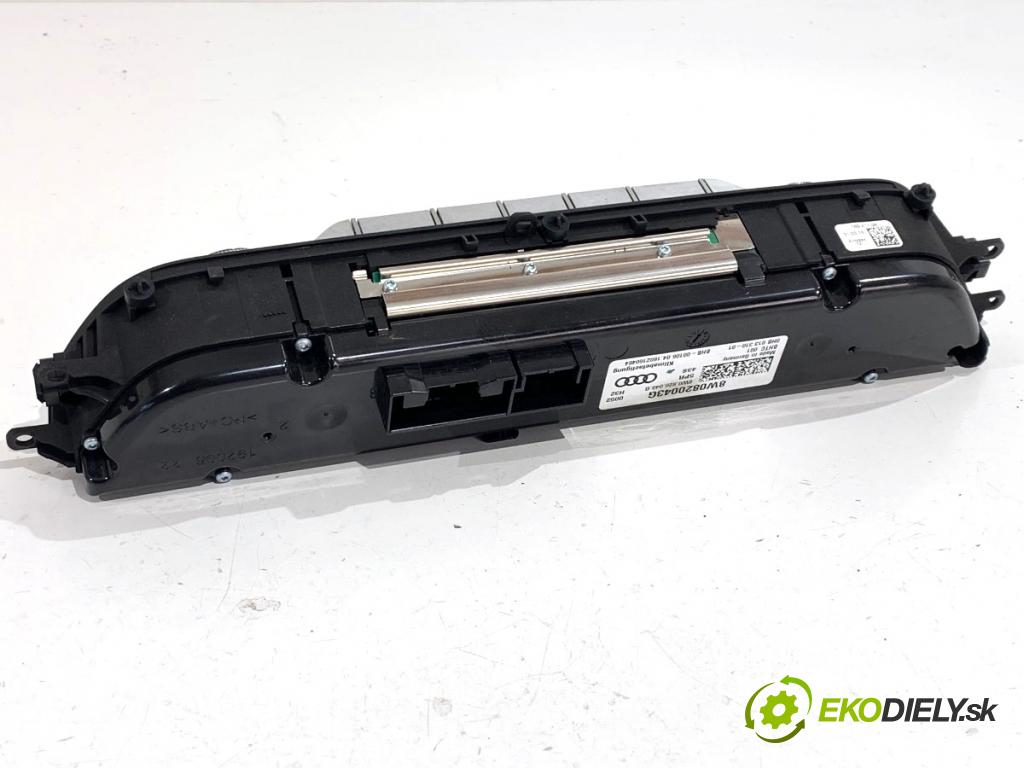 AUDI A4 B9 Kombi 2016 110 kW 2.0 TDI 1968 Panel ovládania kúrenia 8W0820043G (Prepínacie páčky pod volantom)