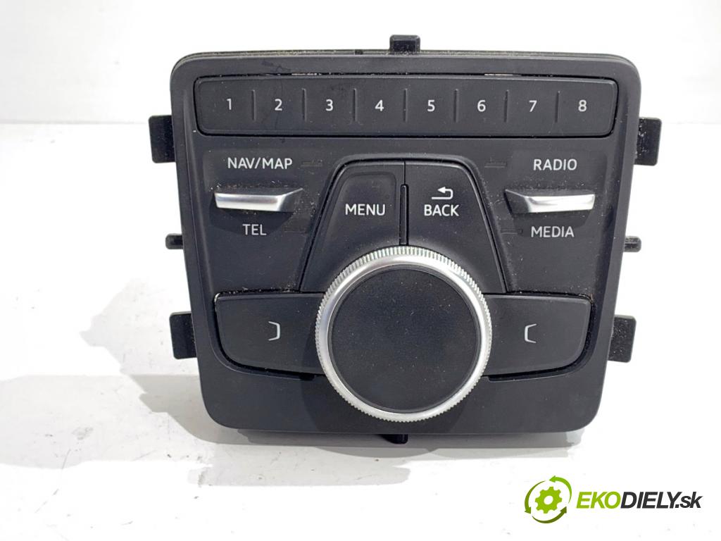 AUDI A4 B9 Kombi 2016 110 kW 2.0 TDI 1968 Panel ovládania radia 8W0919614N (Prepínacie páčky pod volantom)