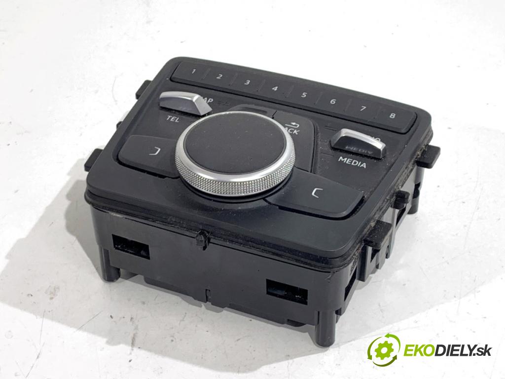 AUDI A4 B9 Kombi 2016 110 kW 2.0 TDI 1968 Panel ovládania radia 8W0919614N (Prepínacie páčky pod volantom)