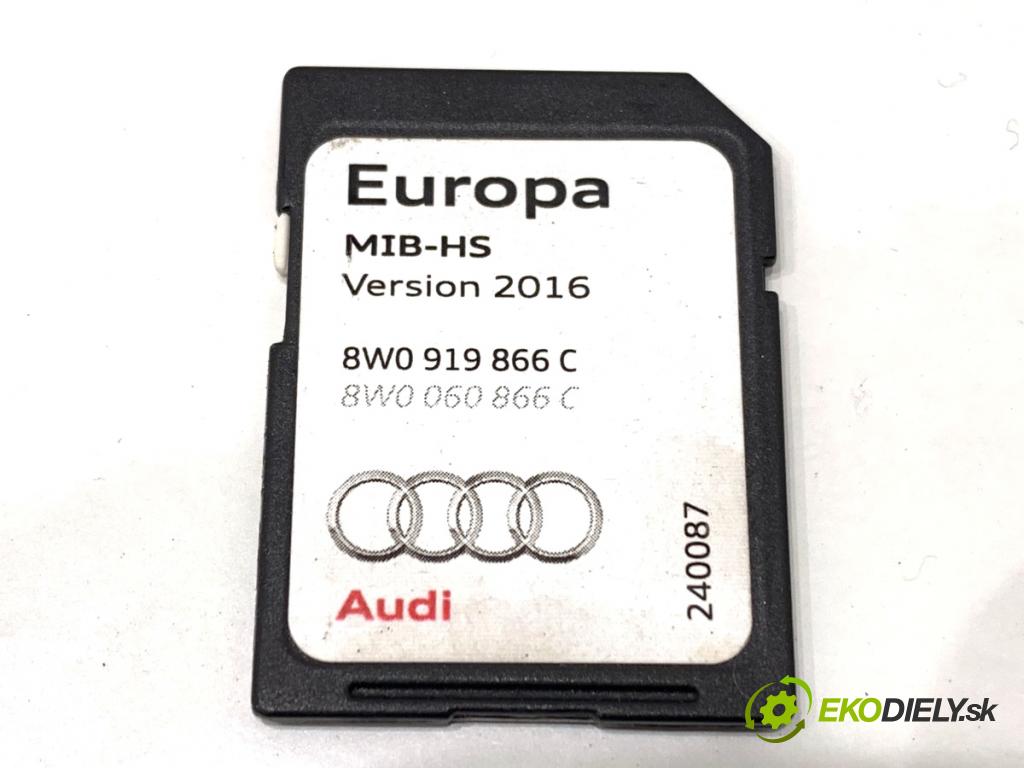 AUDI A4 B9 Kombi 2016 110 kW 2.0 TDI 1968 KARTA: navigácie SD 