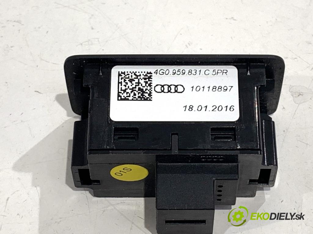AUDI A4 B9 Kombi 2016 110 kW 2.0 TDI 1968 vypínač otvárania dverí 4G0959831C