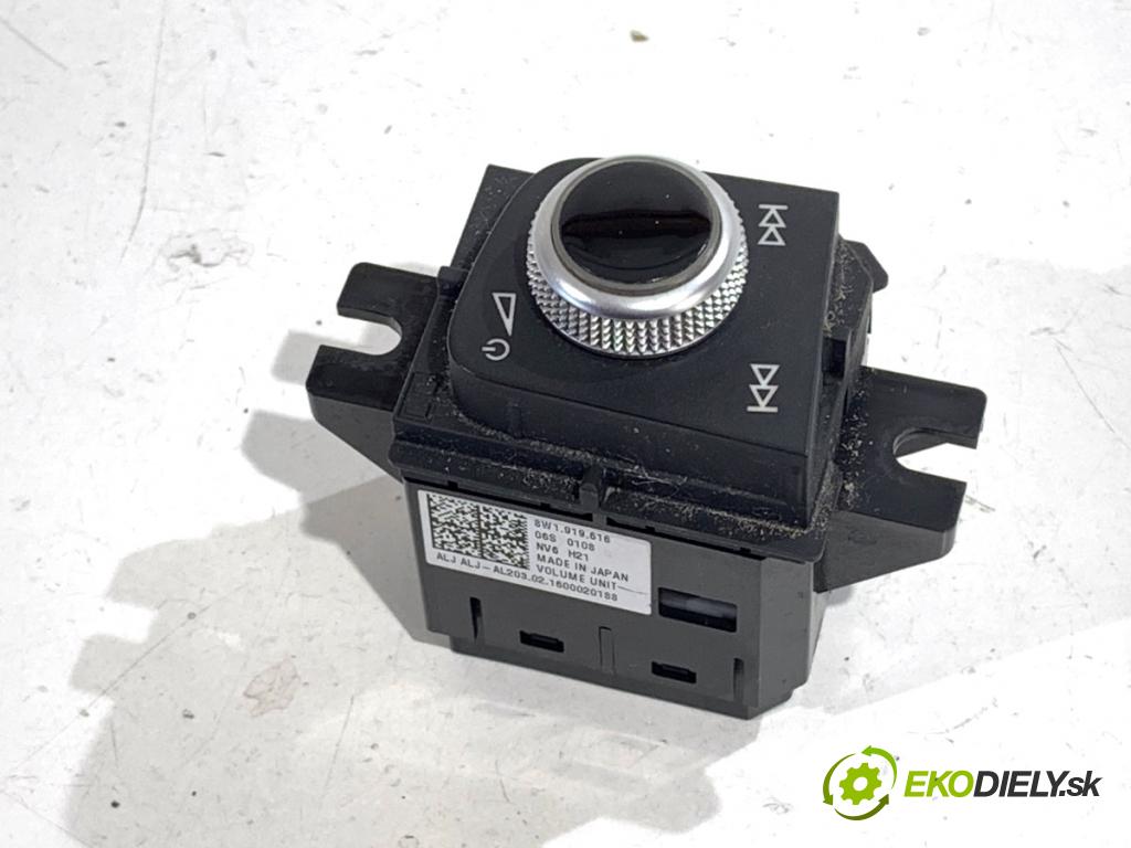 AUDI A4 B9 Kombi 2016 110 kW 2.0 TDI 1968 Panel ovládania radia 8W1919616 (Prepínacie páčky pod volantom)