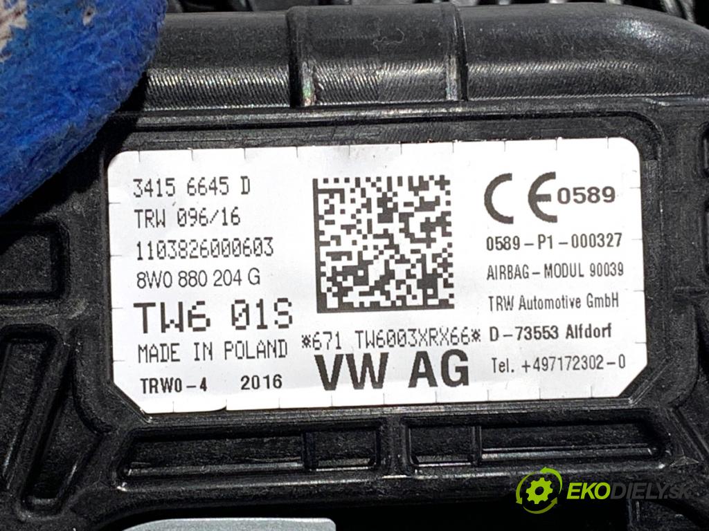 AUDI A4 B9 Kombi 2016 110 kW 2.0 TDI 1968 AirBag spolujezdce 8W0880204G (Airbag)