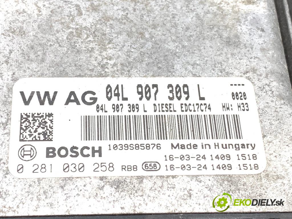 AUDI A4 B9 Kombi 2016 110 kW 2.0 TDI 1968 riadiaca jednotka Motor 04L907309L (Riadiaca jednotka)