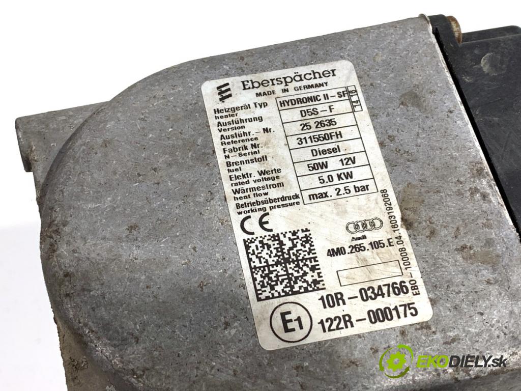 AUDI A4 B9 Kombi 2016 110 kW 2.0 TDI 1968 Webasto 8W0265081J (Webasto (nezávislé kúrenie))