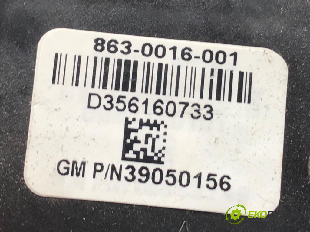 OPEL MERIVA B nadwozie wielkoprzestrzenne (MPV) 2017 88 kW 1.4 (75) 1364 Potenciometer plynu 39050156 (Potenciometer plynového pedálu)