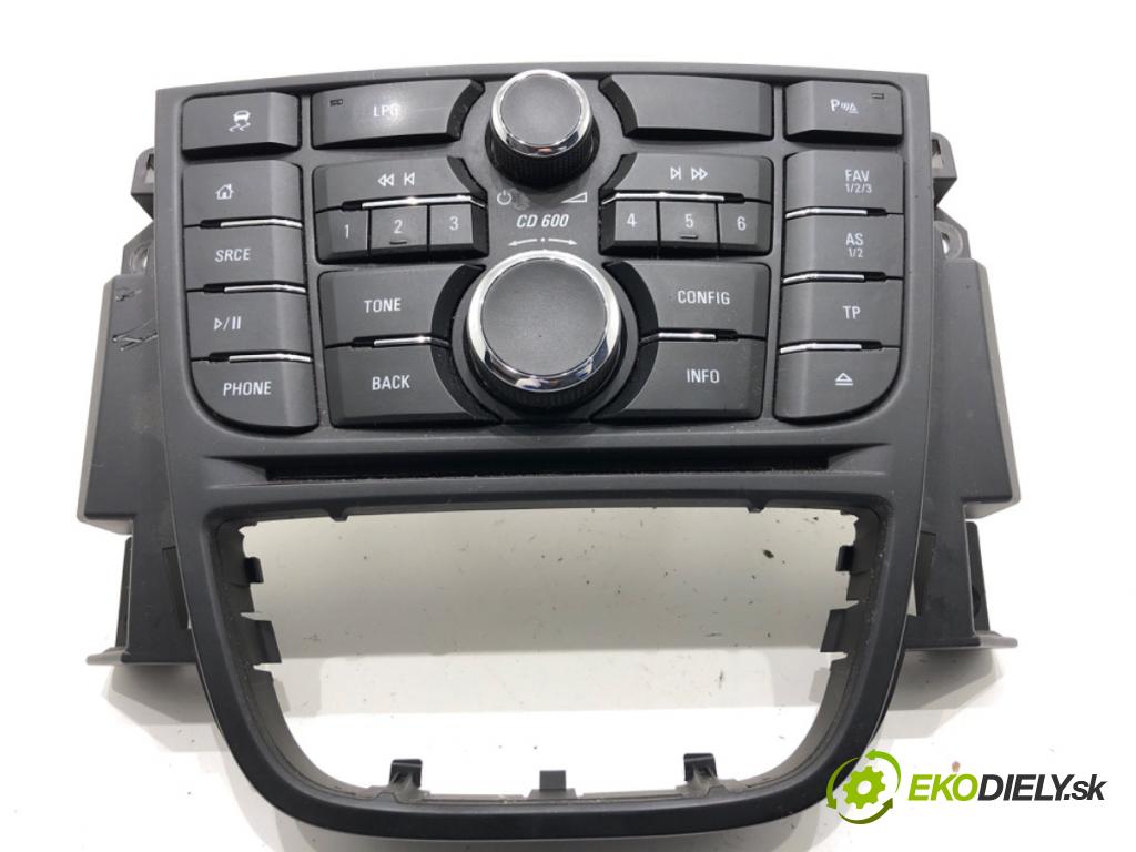 OPEL MERIVA B nadwozie wielkoprzestrzenne (MPV) 2017 88 kW 1.4 (75) 1364 Panel ovládania radia 13409864 (Prepínacie páčky pod volantom)