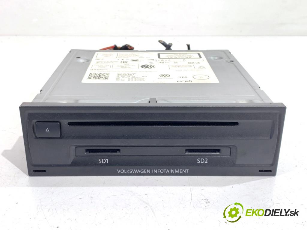 VW GOLF VII liftback 2016 81 kW 1.6 TDI 1598 RADIO 3Q0035846A (Audio zariadenie)