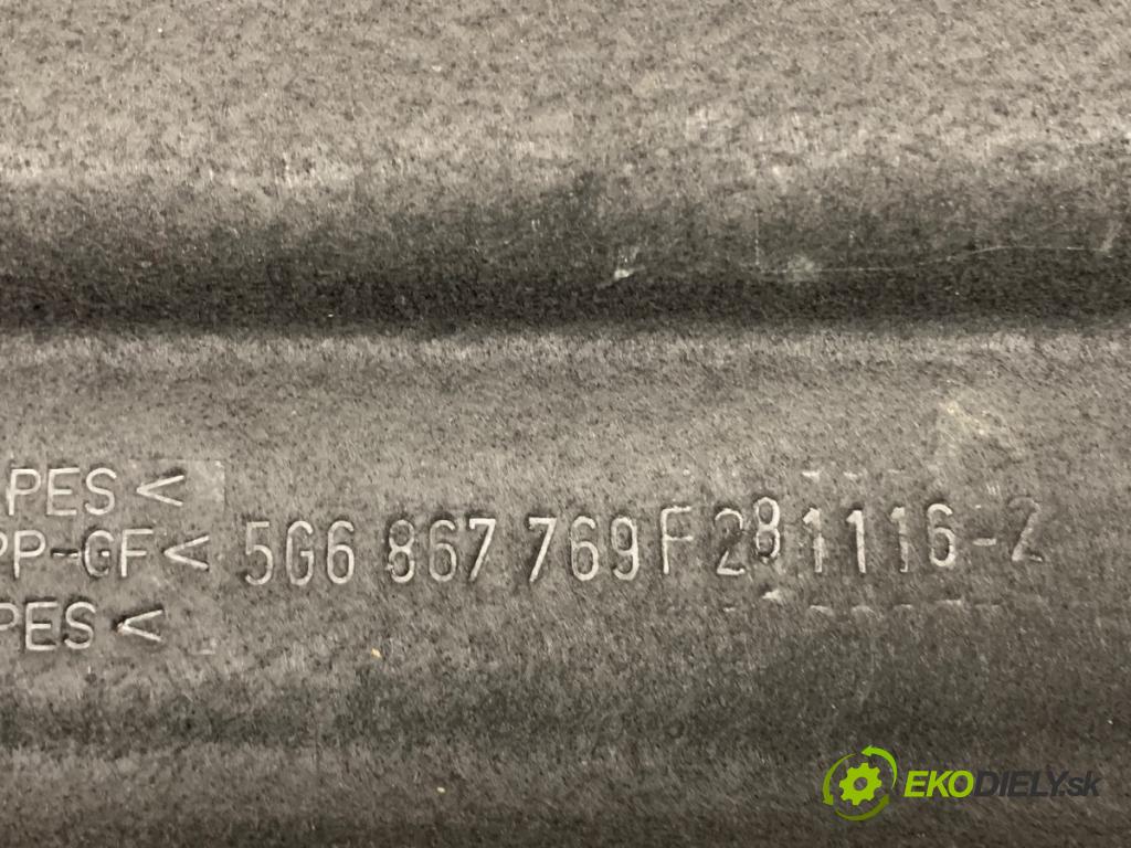 VW GOLF VII liftback 2016 81 kW 1.6 TDI 1598 Pláto zad 5G6867769F