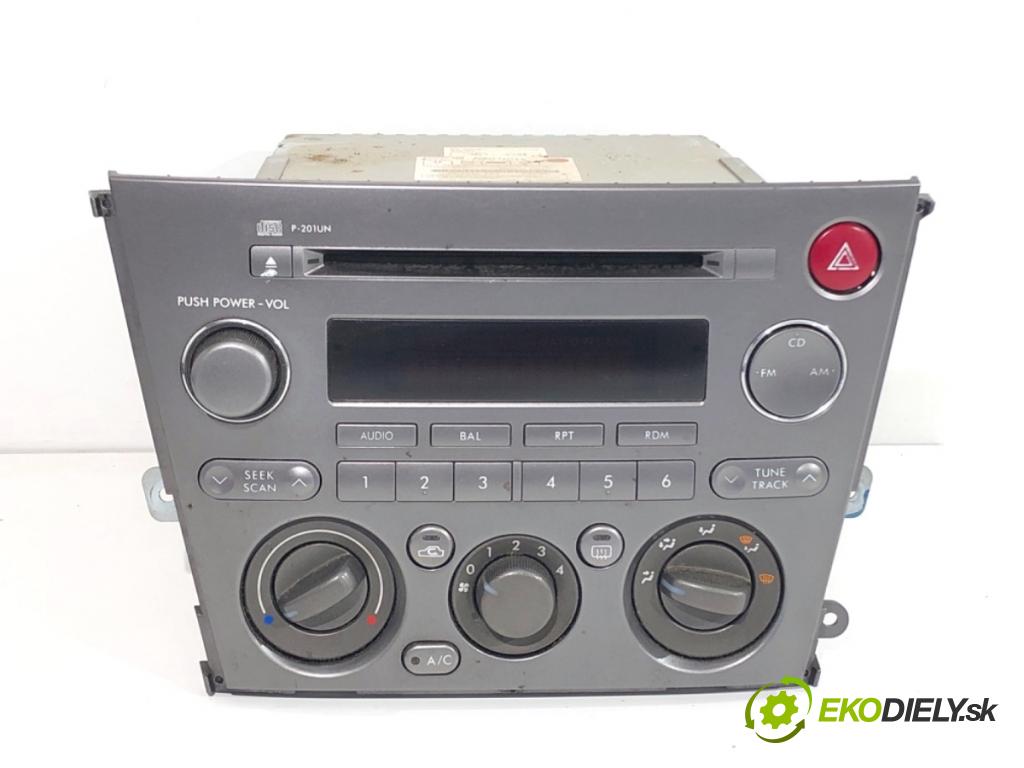 SUBARU OUTBACK III Kombi 2005 121 kW 2.5 AWD (BP9) 2457 RADIO 86201AG64A (Audio zariadenie)