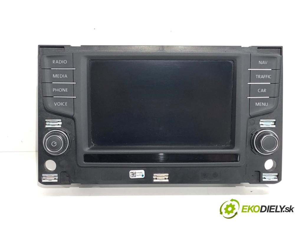 VW GOLF VII liftback 2016 81 kW 1.6 TDI 1598 RADIO Displej 3G0919605D