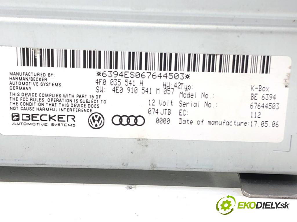 AUDI A6 C6 sedan 2006 103 kW 2.0 TDI 1968 TUNER radia 4F0035541H