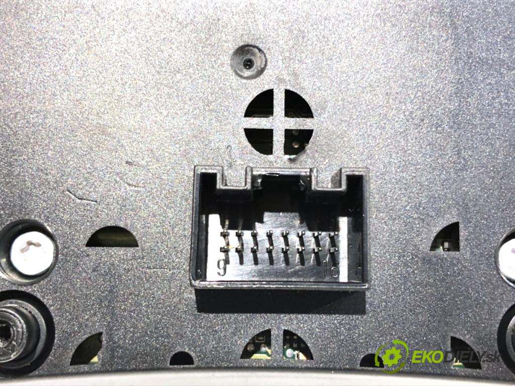 AUDI A6 C6 sedan 2006 103 kW 2.0 TDI 1968 Panel ovládania radia 4F1919611F (Prepínacie páčky pod volantom)