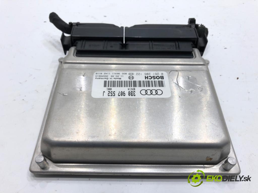 AUDI A6 C5 sedan 1999 121 kW 2.4 quattro 2393 riadiaca jednotka Motor 3B0907552J (Riadiaca jednotka)