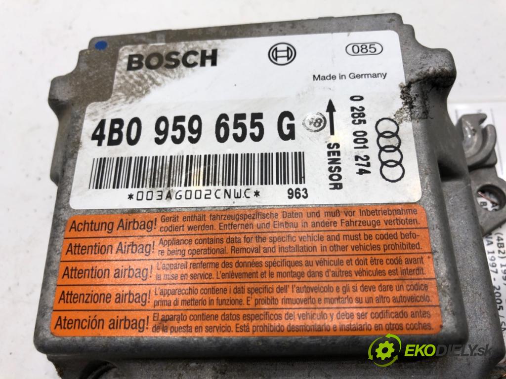 AUDI A6 C5 sedan 1999 121 kW 2.4 quattro 2393 senzor airbag 4B0959655G (Snímač)