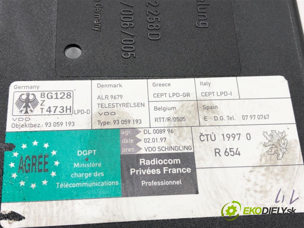 AUDI A6 C5 sedan 1999 121 kW 2.4 quattro 2393 modul komfortu 4B0962258D (Komfortní modul)