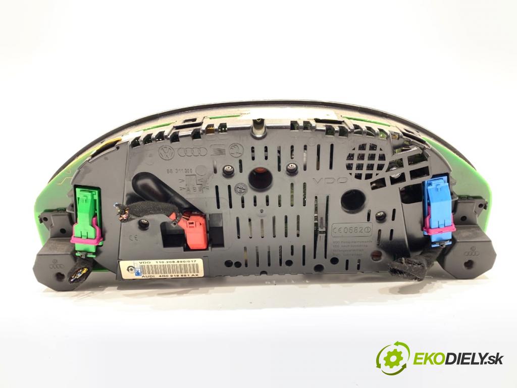 AUDI A6 C5 sedan 1999 121 kW 2.4 quattro 2393 Prístrojovka 4B0919881AX (Prístrojová doska)