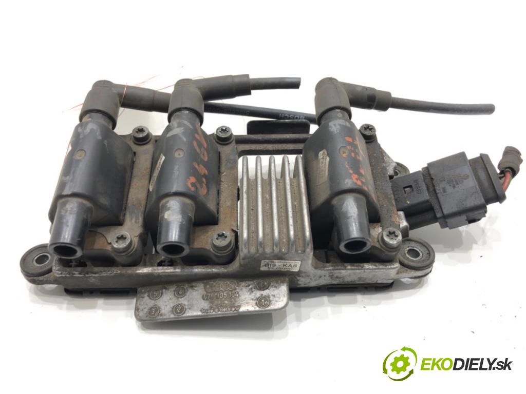 AUDI A6 C5 sedan 1999 121 kW 2.4 quattro 2393 Cievka zapaľovacia 078905104 (Zapaľovacia cievka)