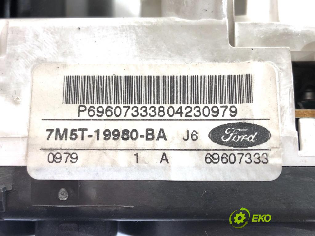 FORD KUGA I SUV 2008 100 kW 2.0 TDCi 1997 Panel ovládania kúrenia 7M5T-19980-BA (Prepínacie páčky pod volantom)