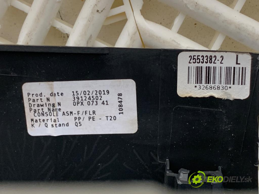 OPEL ASTRA K liftback 2019 110 kW 1.4 Turbo (68) 1399 Tunel středový 39124502 (Středový tunel)