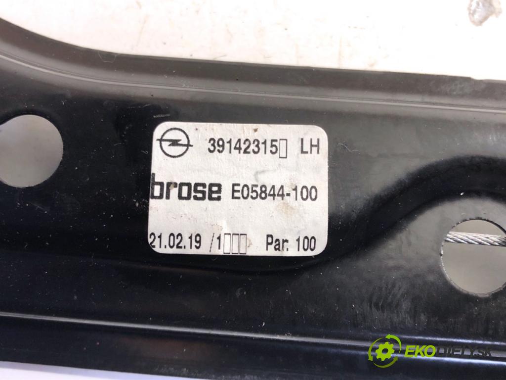 OPEL ASTRA K liftback 2019 110 kW 1.4 Turbo (68) 1399 Mechanizmus okna ľavy predný 39142315