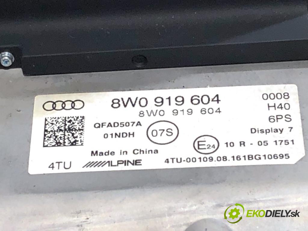 AUDI A5 F5 coupe 2017 140 kW 2.0 TDI 1968 Dislpej 8W0919604 (Prístrojová doska)