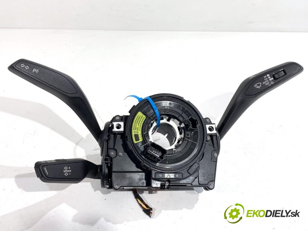 AUDI A5 F5 coupe 2017 140 kW 2.0 TDI 1968 Prepínač kombinovaný 4M0907129HA (Prepínacie páčky pod volantom)